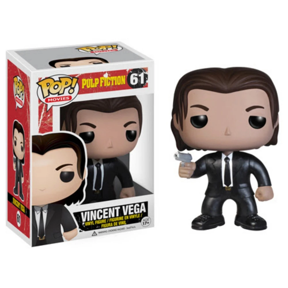 Funko поп пульпа фантастика Jules фильм Jules Vincent Vega Виниловая фигурка куклы игрушки Аниме Фигурка - Цвет: 61-WITH BOX
