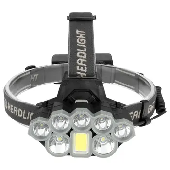 

LED Headlamp Fishing Headlight 6 Modes Strong Light COB Lamp Waterproof Head Torch Flashlight Head Lamp