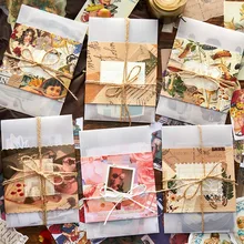 27pcs Material paper Suit Decorative collage Scrapbooking/Card Making/Journaling Project DIY Kraft Retro Writing paper Cards