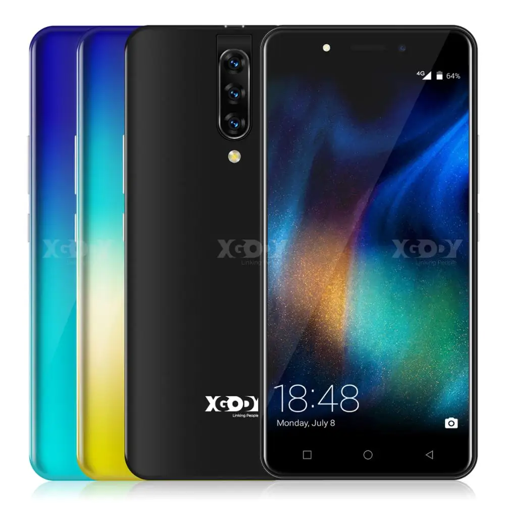 XGODY K20 4G смартфон 5 &quot18:9 Android 9 0 2 Гб ОЗУ 16 ПЗУ MTK6737 четырехъядерный процессор две sim