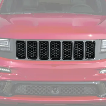 

Accessory Front Grille 7Pcs Set Car ABS For Jeep Grand Cherokee 2014-2016