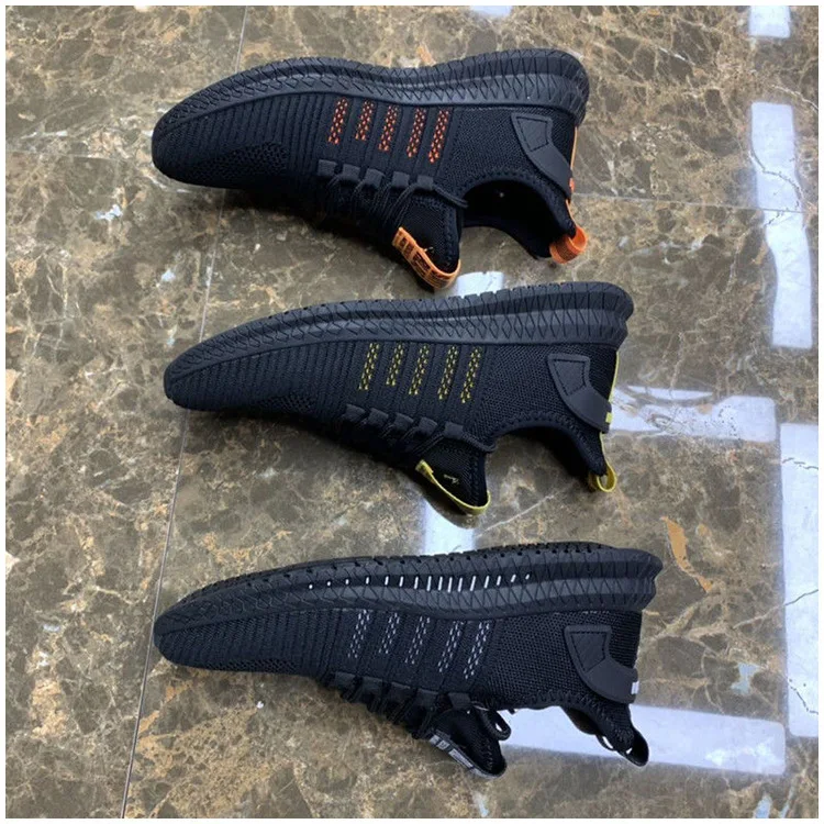New Mesh Men Sneakers Casual Shoes Lac-up Men Shoes Lightweight Comfortable Breathable Walking Sneakers Zapatillas Hombre H31