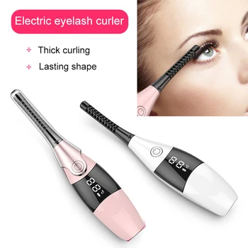 

Electric Eyelash Curler Heated Eyelash Curler Mini USB Eye Lash Curling Clip Quick Heating Natural Long-lasting M88