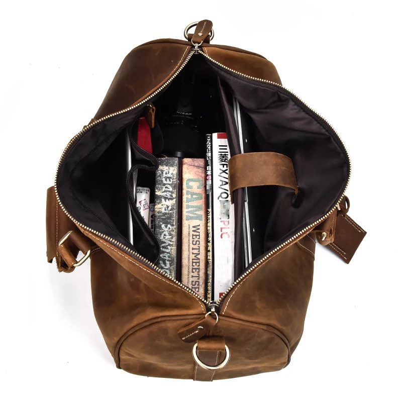 Cheap leather travel bag