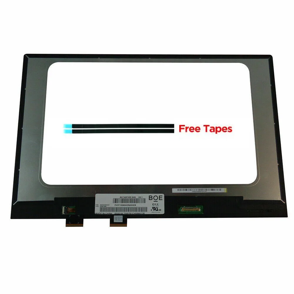 Matriz Lcd para Asus Vivobook Flip 14 Montagem de Tela Sensível ao Toque Fhd 14.0 Tp412 Tp412u Tp412ua Tp412fa Tp412f Tp412fac 90nb0n31-r20011 - Imagem 3