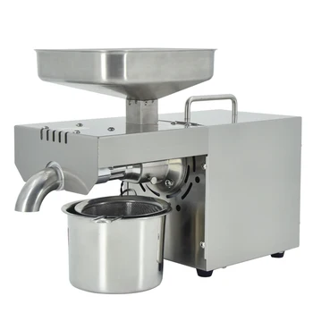 

Automatic Cold Oil Press Machine Stainless Steel Hot Oil Extractor Expeller Coconut Sesame Sunflower Seed Oil Presser for Home