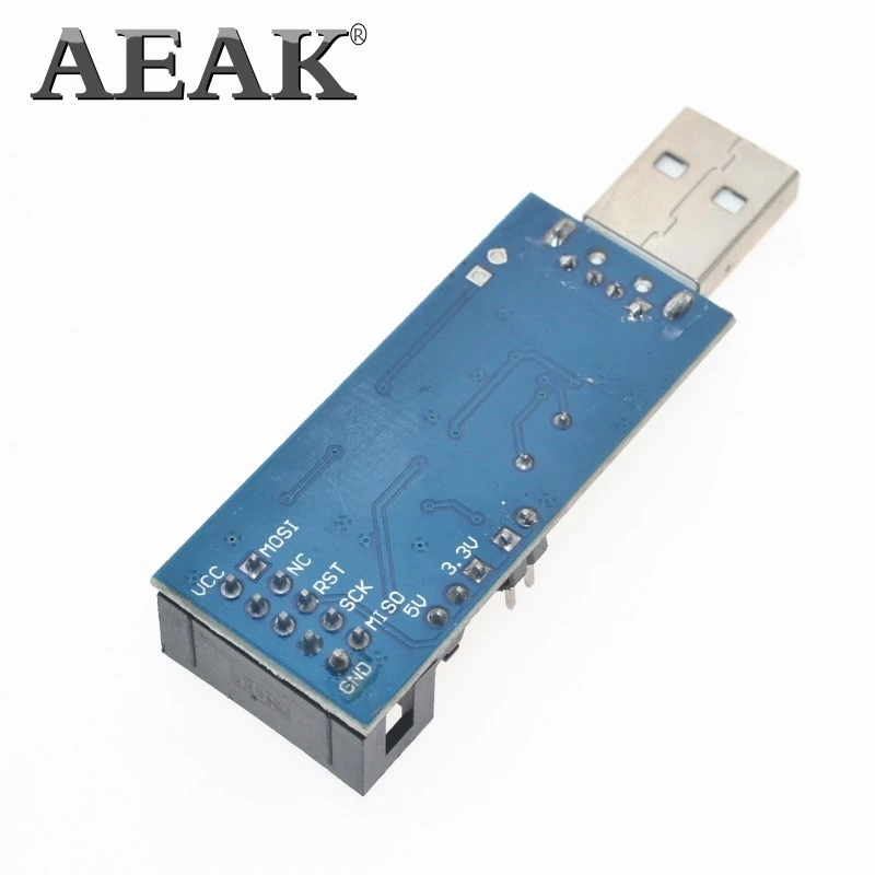2 шт. = 1 SBASP USB AVR программатор для Atmel ASP USBISP ISP Bootloader новый + 10PIN до 6PIN адаптер|avr