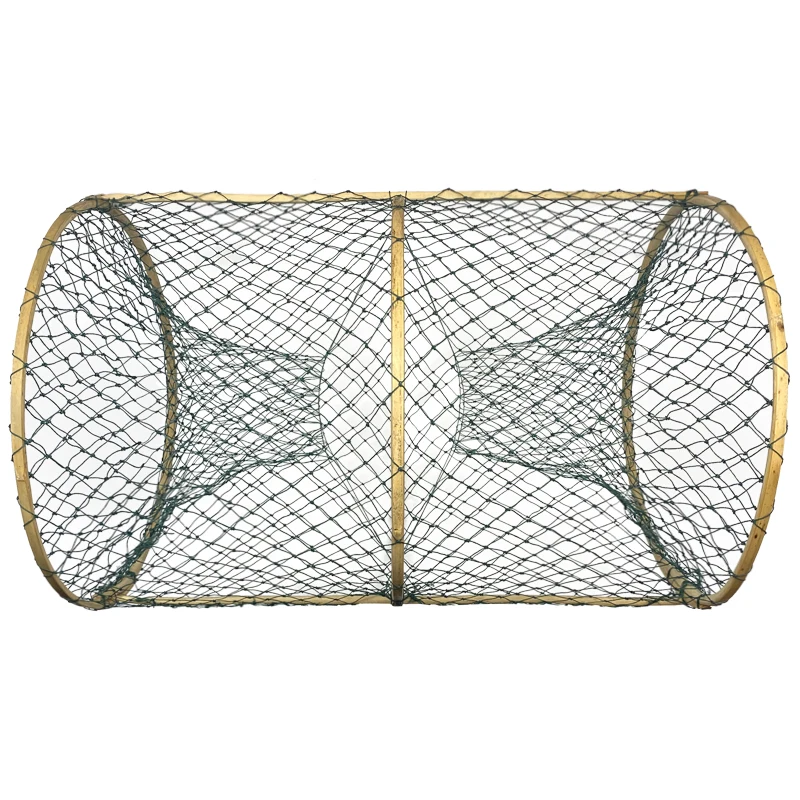 Fishing Cage, Automatic Folding Circular Bamboo Cage, Fish At Both Ends,  Fishing Net - Flanges - AliExpress