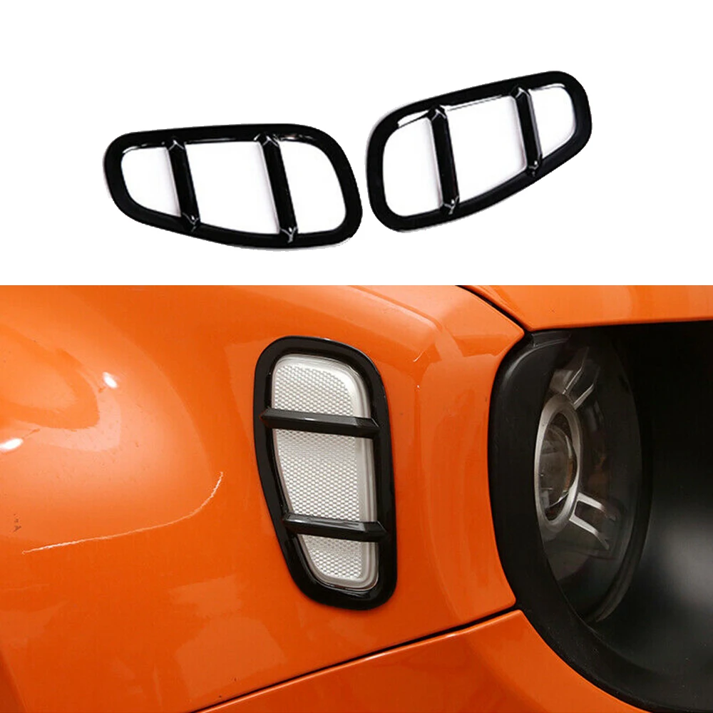 2 шт. для Jeep Renegade- крышка боковой лампы черный автомобиль Стайлинг Аксессуары абсолютно и высокое качество