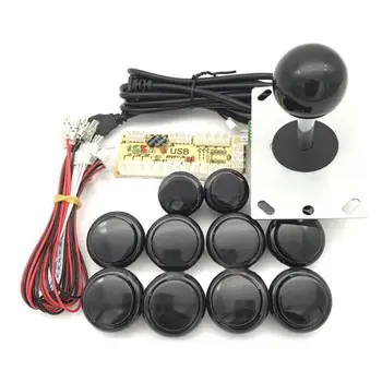 

DIY Arcade Game Controller Push Buttons Joysticks USB Encoder Board Cable Kits