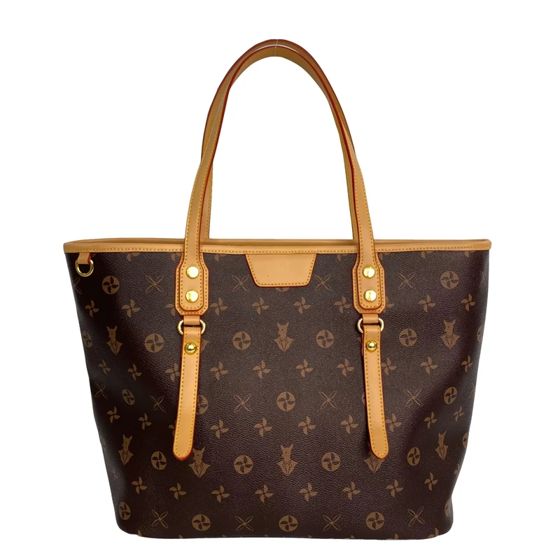 Hoge capaciteit Vrouwen Tassen Bruin Bloemen Emmer Totes Lady Handtas Grote Boodschappentas Hoge capaciteit Vrouwen Tassen Bruin Bloemen Emmer Totes Lady Handtas Grote Boodschappentas