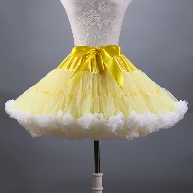 Adult Women Petticoat Mnini Tutu Skirt Ball Gown Dance Sexy Women Short Puffy Tulle Skirts petticoat skirt petticoat underskirt lolita petticoat tulle tutu skirt