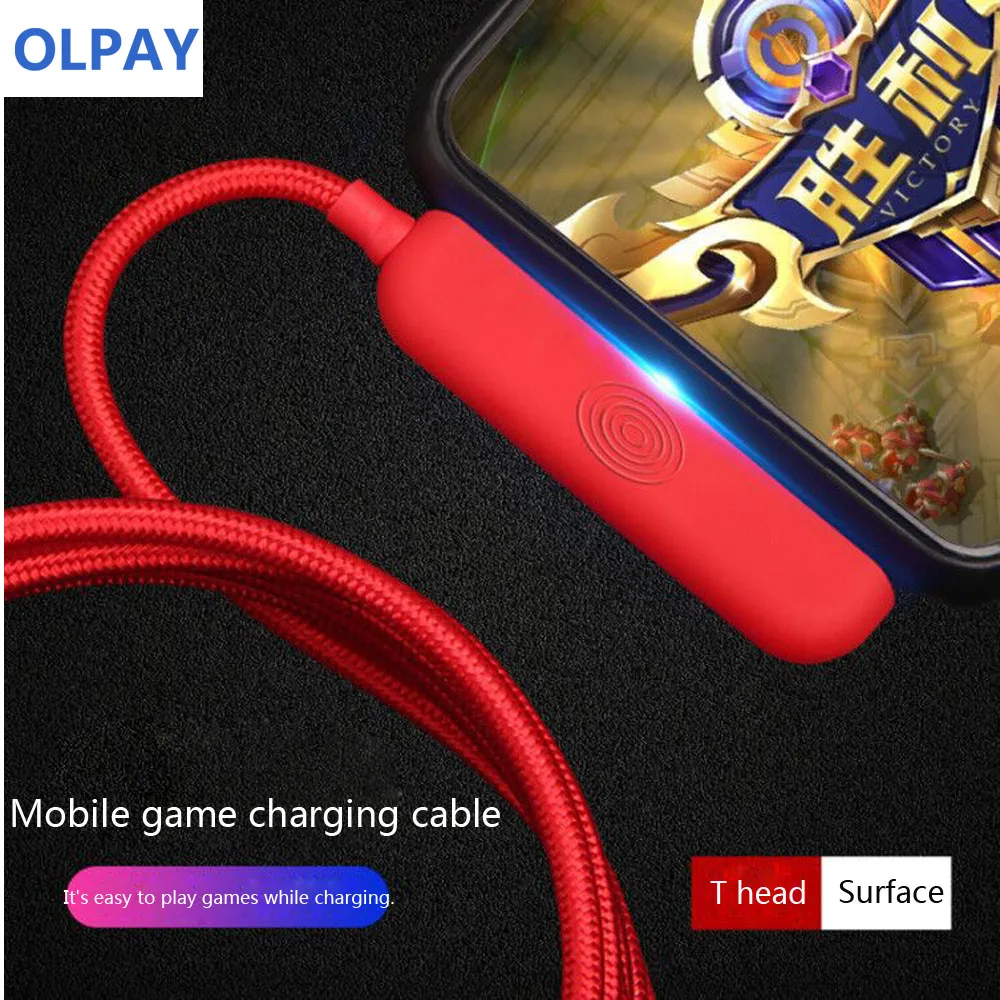 Зарядный кабель 1m2m type-C Дата-кабель для мобильного телефона 3A 5A локоть Usb