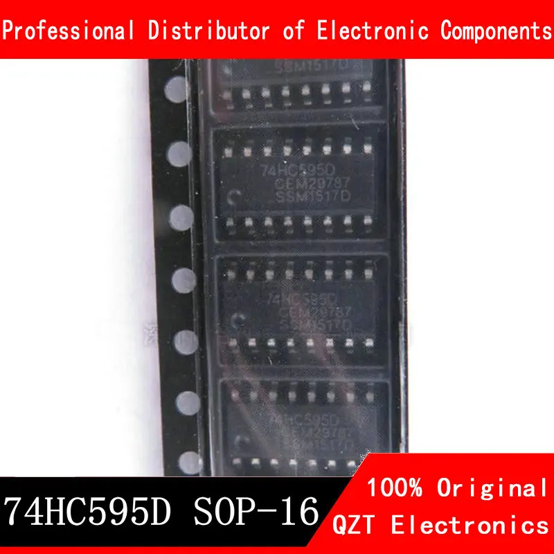 10PCS 74HC595 SOP16 74HC595D SOP SN74HC595D SOP-16 SMD new and original IC Chipset 10pcs free shipping sop16 sn74hc138dr sn74hc165dr sn74hc259dr sn74hc595drg4 74hc138 74hc165 74hc259 74hc595 soic 16