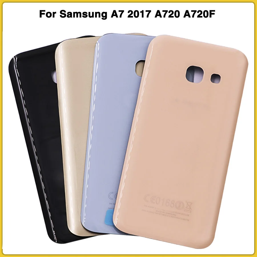 Новый чехол A720 с полным покрытием корпуса для Samsung A7 2017 A720F средняя рамка + задняя