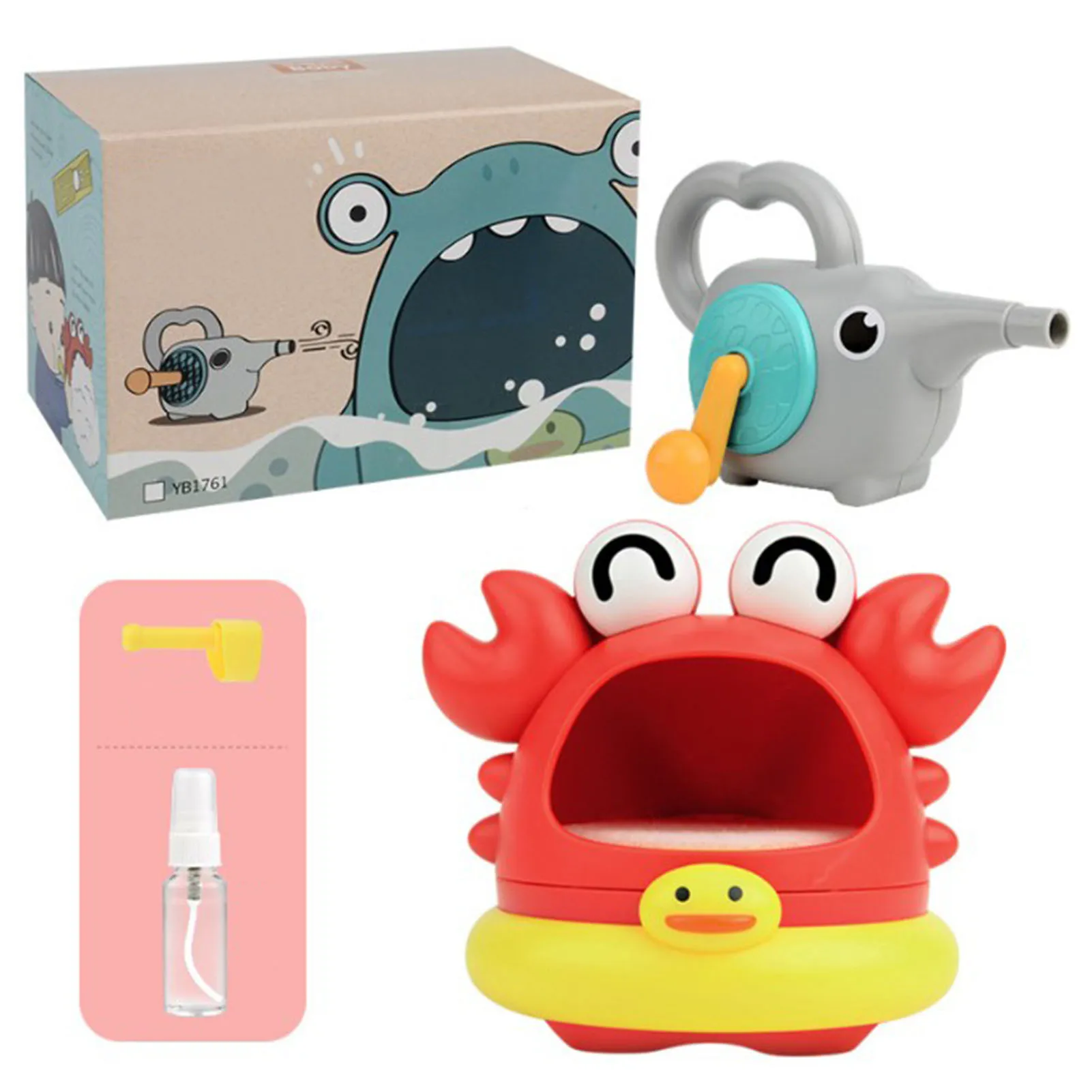 Blue The Redin Baby Shark Bathtub Bubble Machine Mannal Crank and Mouth Blowing Dual Mode Bubble Bath Toy for Kids Over 3 Years Old with More Fun and Safer Blue The Redin Baby Shark Bathtub Bubble Machine Mannal Crank and Mouth Blowing Dual Mode Bubble Bath Toy for Kids Over 3 Years Old with More Fun and Safer