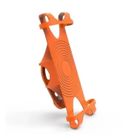 XIAOMI M365 электрический скутер, рекомендованный силиконовый Кронштейн для мобильного телефона против ударов велосипед стенты - Цвет: Оранжевый