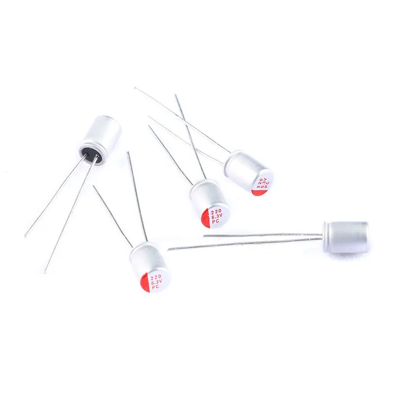 Electrolytic Capacitor 5pcs DIP Solid 6.3V-35V 100UF-1500UF