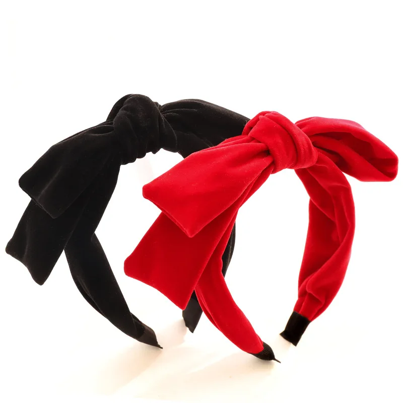 Satin Big Knot Hairband Knotted Headband Adult Hair Accessories hair accessories for brides