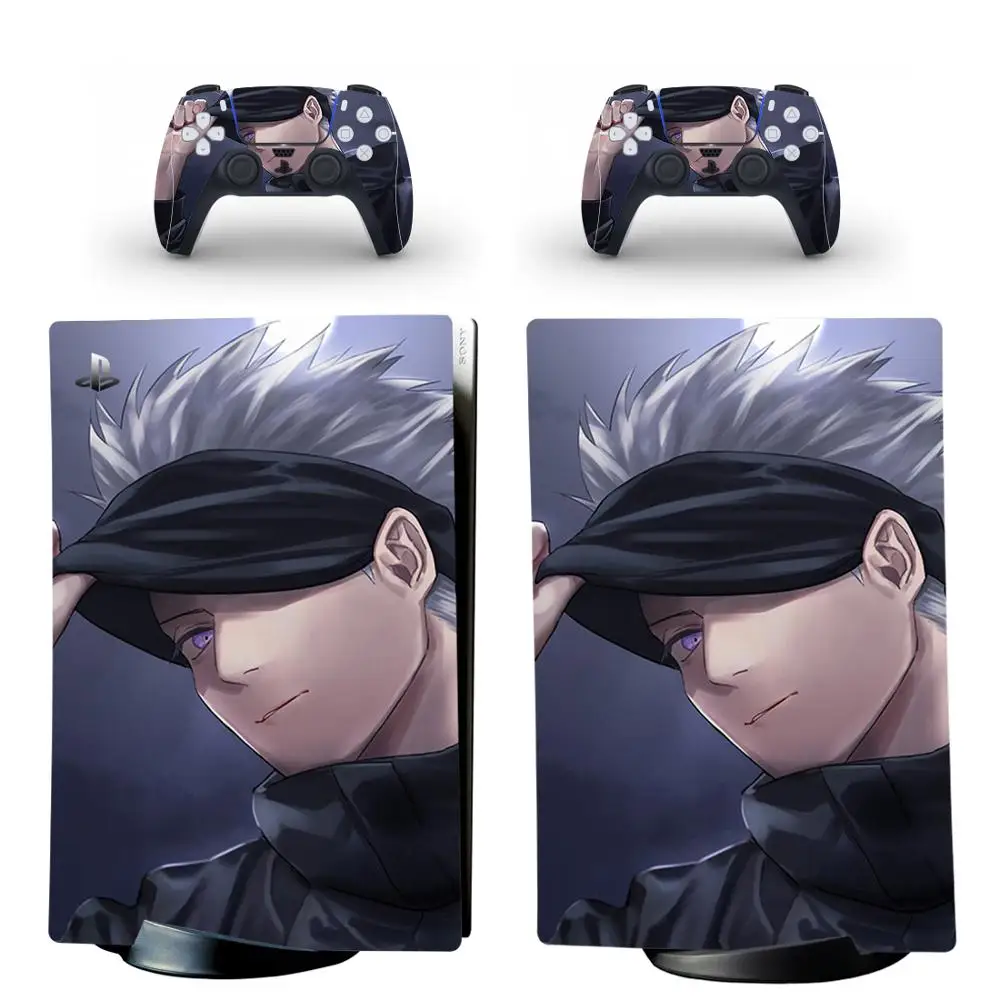 Jujutsu Kaisen PS5 Digital Edition Skin Sticker Decal Cover for PlayStation  5 Console and 2 Controllers PS5 Skin Sticker Vinyl