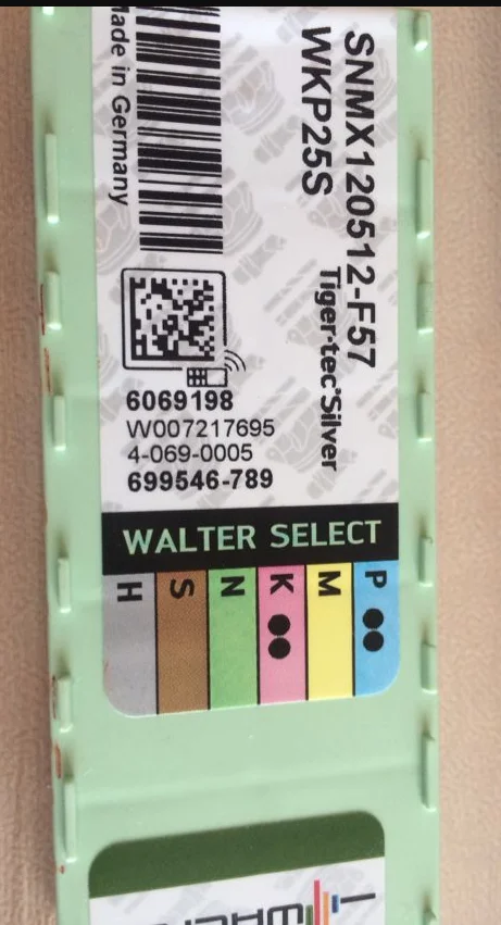 10 шт. карбидные вставки WALTER SNMX120512-F57 WKP25S