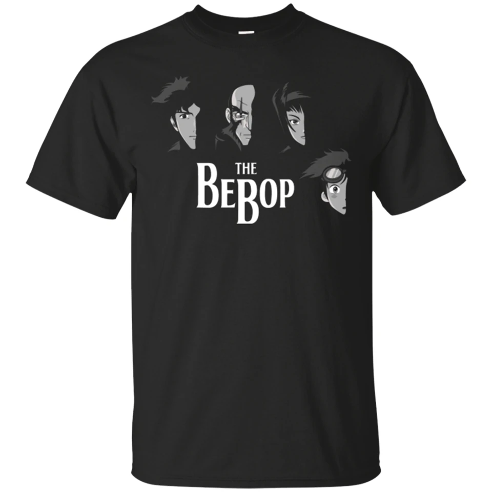 The Bebop Спайк Шпигель Jet Black Faye Valentine Cowboy черная футболка оптовая продажа футболок |