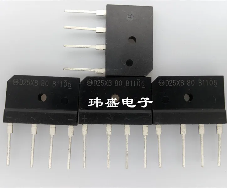 10 шт. D25XB80 D25SBA80 25A800V D25XB80