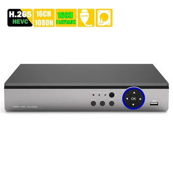 

Support IP/Analog/AHD Camera 16CH Playback HV H.265 16 Channel AHD DVR AHD-NH 1080N Security CCTV DVR 16CH Mini Hybrid HDMI DVR