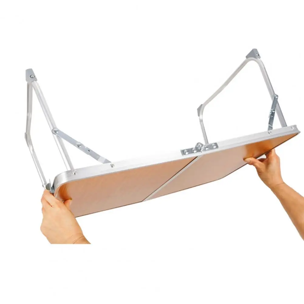 Portable Folding Table Furniture Barbecue Multifunctional Small Collapsible Bamboo Table for Outdoor Camping