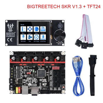 

BIGTREETECH SKR V1.3 32Bit Controller Board TFT24 Touch Screen 5pc TMC2208 TMC2209 UART TMC2130 MKS GEN L 3d Printer Parts