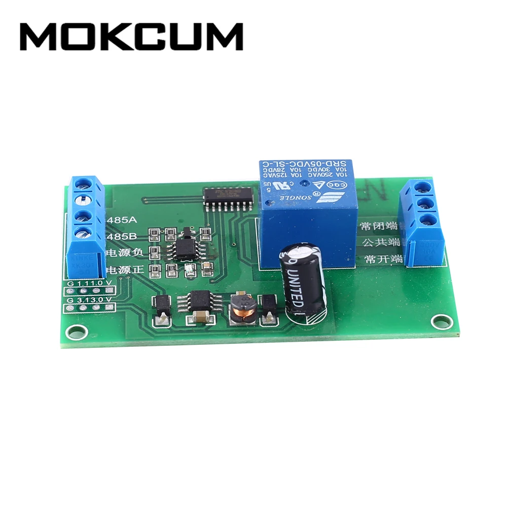 

DC 5V 12V 24V RS485 Relay Controller Module Driver Smart Switch Controller