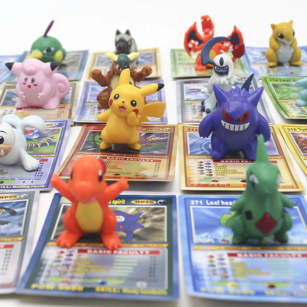 TAKARA TOMY Dolls Battle Trading Figure Card Game Poekmon Dolls with Cards Collectible Toys for Children Action Figures TAKARA TOMY Dolls Battle Trading Figure Card Game Poekmon Dolls with Cards Collectible Toys for Children Action Figures