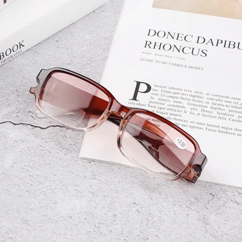 

1Pcs Portable Near-Far Dual-Use Reading Glasses Sturdy Light Resin Frame Presbyopia Eyeglasses Fashion Unisex Read Eyewear Gifts