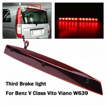 

Stop Third Brake Light LED Lamp For Mercedes-Benz Vito W639 Replacement Red 3rd Super bright 1PC