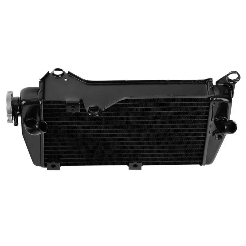 Черный радиатор двигателя в сборе для Kawasaki KL650 87 07 KLR650 91 07|Охлаждение и аксессуары|