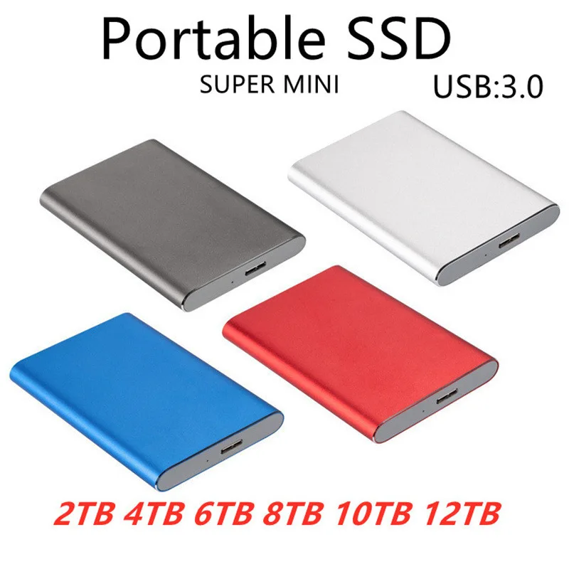 Переносной внешний жесткий диск usb портативный SSD супер мини-жесткий 6 ТБ 8 10 1 для