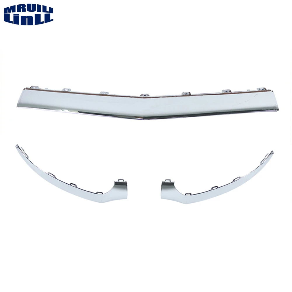 Front Bumper Trim Strip Chrome Moulding Silver 2188851574 2188851674