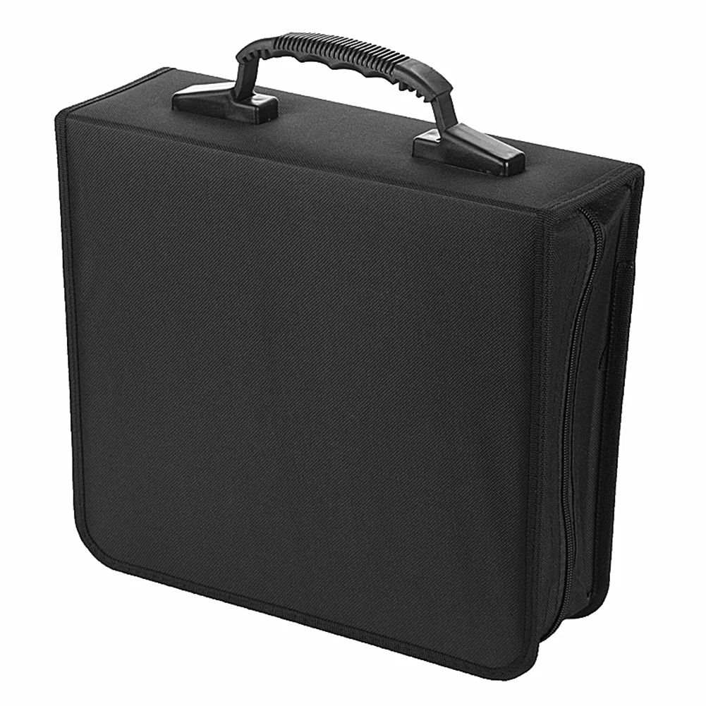 Large Capacity Zipper CD DVD Wallet Holder Bag Album Disc Organizer Storage Case Oxford Cloth CD Bag