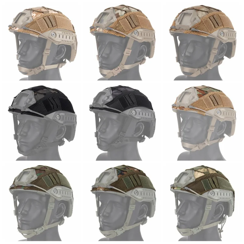 Страйкбол охота Helme тактический военный боевой шлем Крышка Wargame спортивный шлем Чехол для Ops-Core Тип Быстрый Шлем