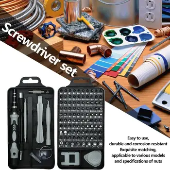 

117 in 1 Multi-function Screwdriver Set Precision Instruments Clocks Repair Tool Support a Variety of Electronic Equipment