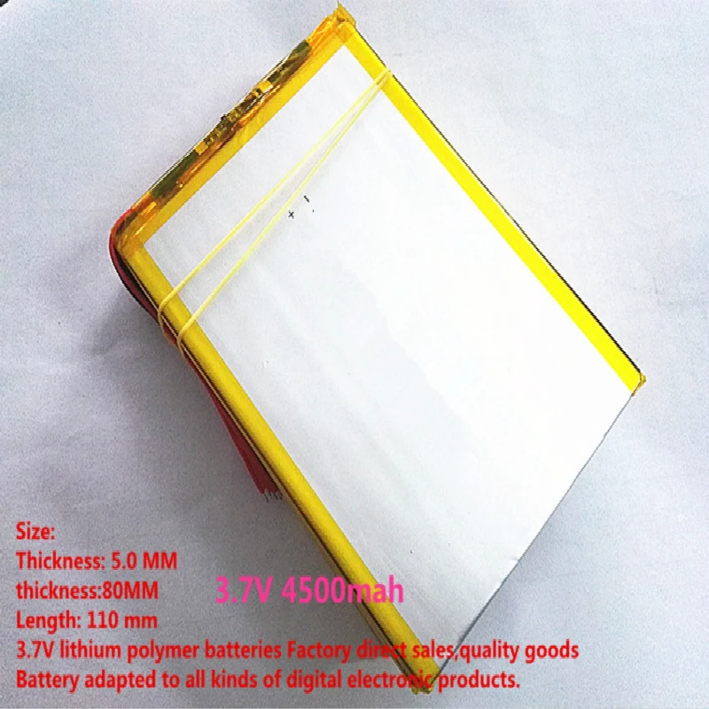 best battery brand 1PCS free shipping Size 0580115 3.7V 4500mah tablet with Protection Board For PDA Tablet PCs | Компьютеры и офис