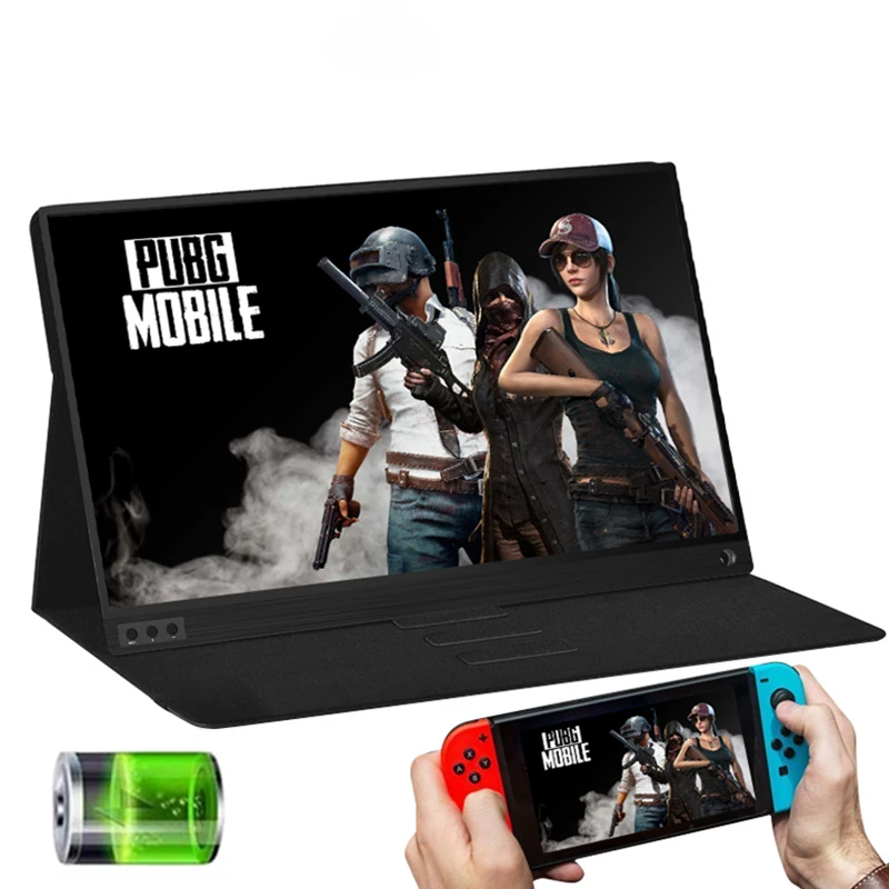  Touch Screen portable Monitor with Battery 15.6 inch HDMI Monitor 1920X1080P HDMI for laptop Samsun