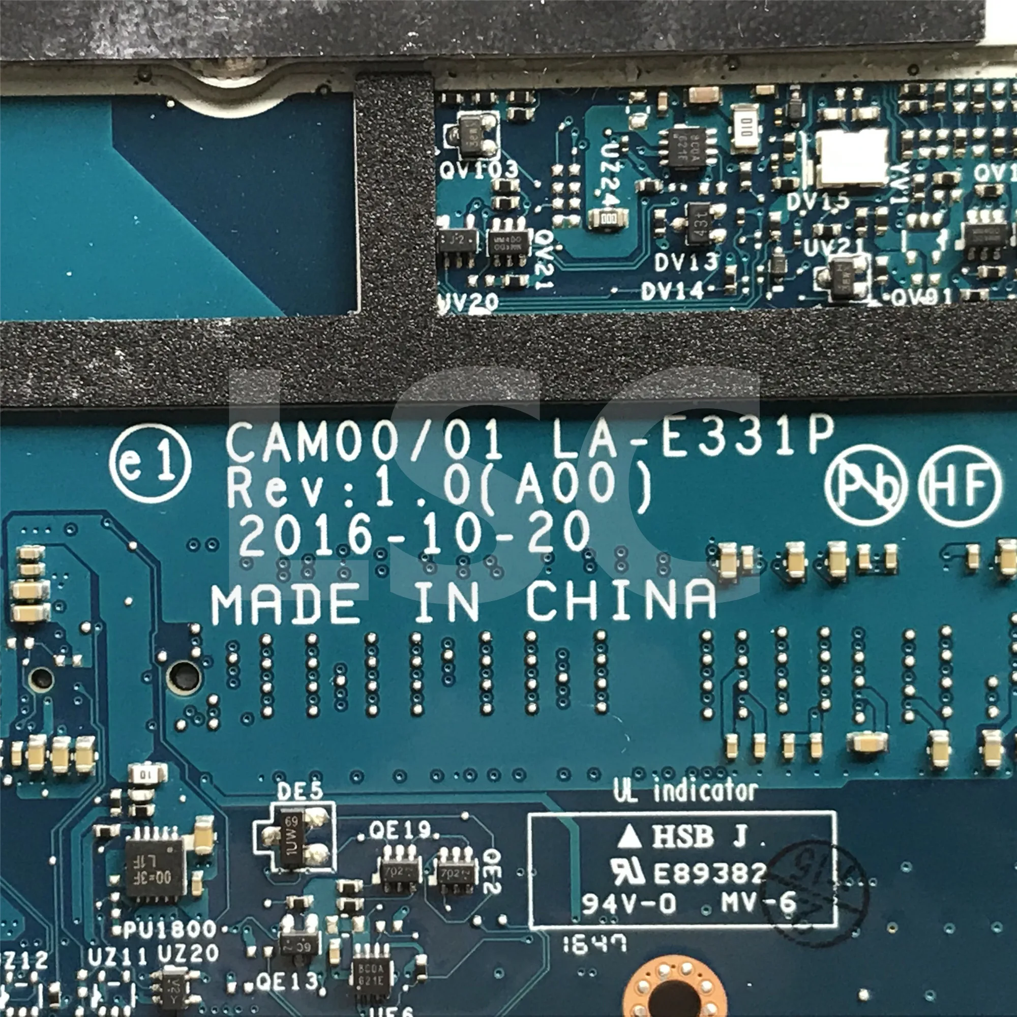 СОП для Dell XPS 15 9560 Материнская плата ноутбука CN 0YV12N YV12N LA E331P I5 7300HQ GTX 1050 4GB
