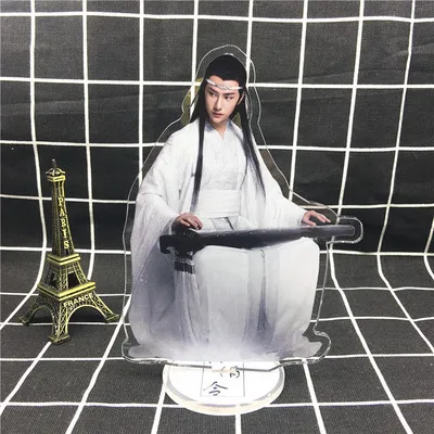 Grandmaster of Demonic Cultivation брелок untamed Lan Wangji Wei Wuxian акриловое кольцо для ключей mo dao zu shi брелок llaveros - Цвет: 1-Lan Wngji 1
