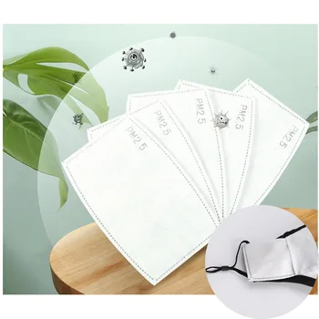 

Kids Adult 10pcs/Lot PM2.5 Filter Non-woven masks pad Anti Haze mouth Mask Child mask Filter paper Boy girls Health Care