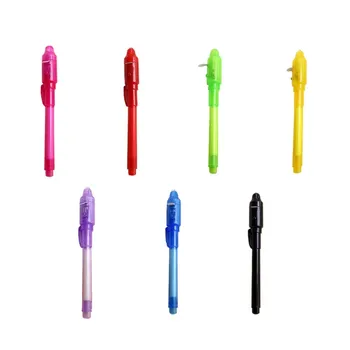 

14Pc Spy Pen Utility Plastic Invisible UV Lighter Portaive Spy Pen for Currency Checking Game