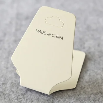 

100pcs Display Cards Holder Bracelet Adhesive Earrings Packing Multifunctional Hanging Tag Organizer Fold Over Necklace Jewelry