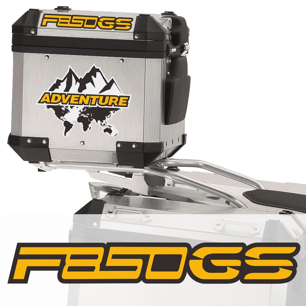 

fit For BMW F850gs F850 F 850 GS ADV Adventure Motorcycle Stickers Decals Top Side Tail Box cases panniers Luggage Aluminium