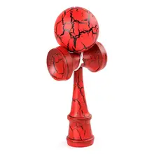 Игрушки Жонглирование мяч деревянная трещина краска Kendama японский традиционный Непоседа спортивная игрушка подарок