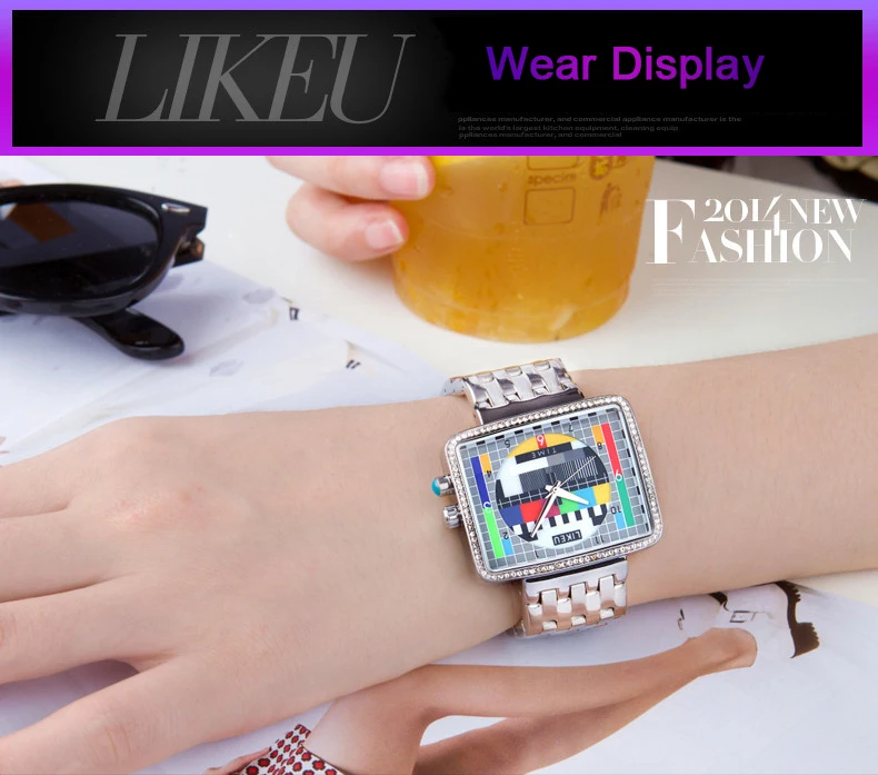 2021 new TV watch male and female luminous creative personality female watch student fashion electronic quartz watch